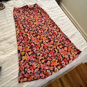 NASTYGAL | MIDI FLORAL SKIRT | NWT